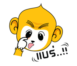 Yonkey Crazy Monkey by Happi Studio sticker #9168913