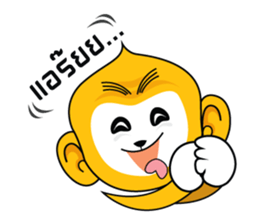 Yonkey Crazy Monkey by Happi Studio sticker #9168916