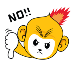 Yonkey Crazy Monkey by Happi Studio sticker #9168924