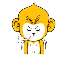 Yonkey Crazy Monkey by Happi Studio sticker #9168926