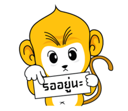 Yonkey Crazy Monkey by Happi Studio sticker #9168933