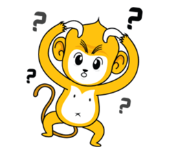 Yonkey Crazy Monkey by Happi Studio sticker #9168941