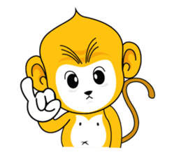 Yonkey Crazy Monkey by Happi Studio sticker #9168942