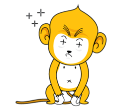Yonkey Crazy Monkey by Happi Studio sticker #9168945
