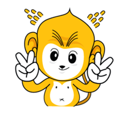 Yonkey Crazy Monkey by Happi Studio sticker #9168946