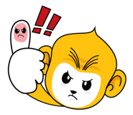 Yonkey Crazy Monkey by Happi Studio sticker #9168949