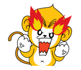 Yonkey Crazy Monkey by Happi Studio sticker #9168950