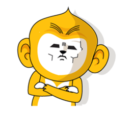 Yonkey Crazy Monkey by Happi Studio sticker #9168951
