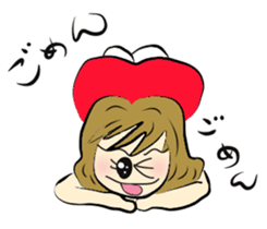 Red bloomers sticker #9169537