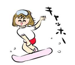 Red bloomers sticker #9169541