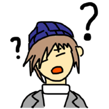 Sticker of a college student Debyuo-kun sticker #9169625