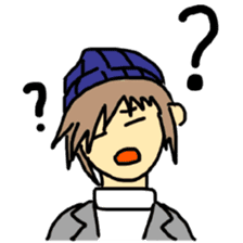 Sticker of a college student Debyuo-kun sticker #9169625