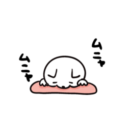 Intently sleepy cat 5 sticker #9169774