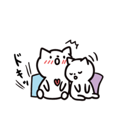 Intently sleepy cat 5 sticker #9169783