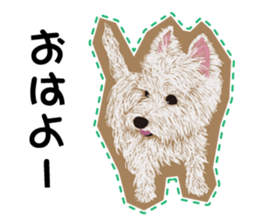 westie Hachibe3 sticker #9169912