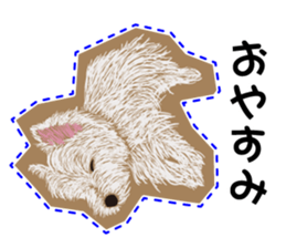 westie Hachibe3 sticker #9169913