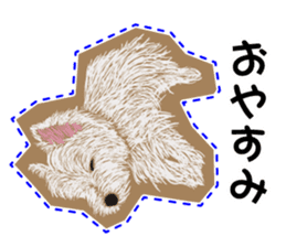 westie Hachibe3 sticker #9169913