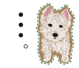 westie Hachibe3 sticker #9169927