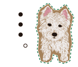 westie Hachibe3 sticker #9169927