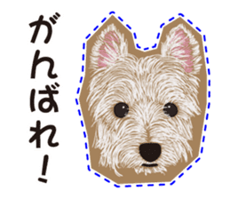 westie Hachibe3 sticker #9169928