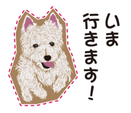 westie Hachibe3 sticker #9169929