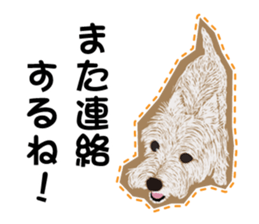 westie Hachibe3 sticker #9169930
