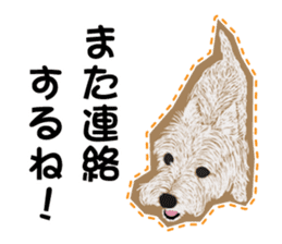 westie Hachibe3 sticker #9169930