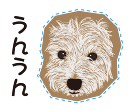 westie Hachibe3 sticker #9169932
