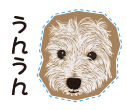westie Hachibe3 sticker #9169932