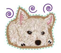 westie Hachibe3 sticker #9169933