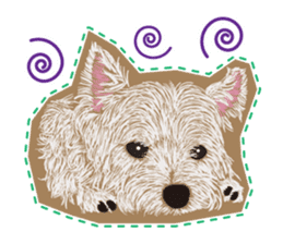 westie Hachibe3 sticker #9169933