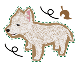westie Hachibe3 sticker #9169935