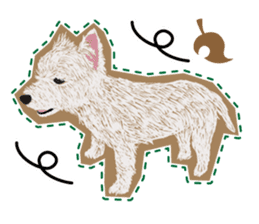 westie Hachibe3 sticker #9169935