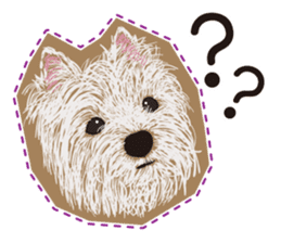 westie Hachibe3 sticker #9169938