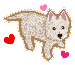 westie Hachibe3 sticker #9169940