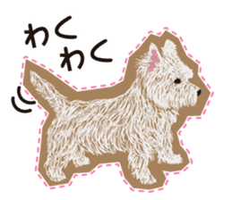 westie Hachibe3 sticker #9169942