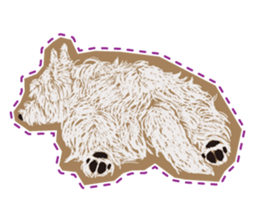 westie Hachibe3 sticker #9169950