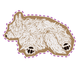 westie Hachibe3 sticker #9169950