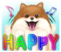 Pomeranian Love sticker #9169953