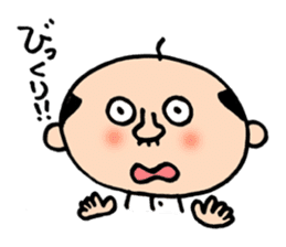 Japanese middle aged man sticker #9170182