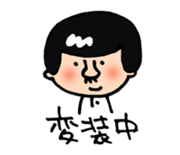Japanese middle aged man sticker #9170186
