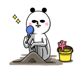 Sticker of a panda.2nd sticker #9170199