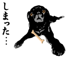 black pug Stickers 3 sticker #9171058