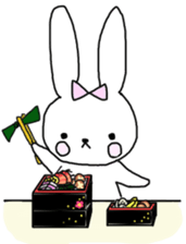 Usagi-no Michiko Xmas & New Year sticker #9171300