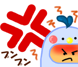 Runner of costume penguin. sticker #9171431