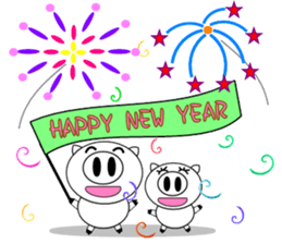 Pig Pig and fat fat (All festival) sticker #9171837