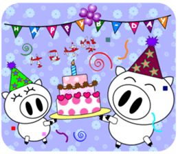 Pig Pig and fat fat (All festival) sticker #9171862