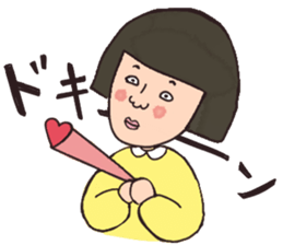 Retro guys2 sticker #9171987