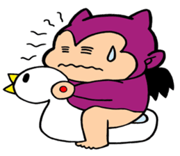 child devil del. sticker #9172075