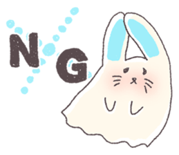 blanket rabbit sticker #9172691